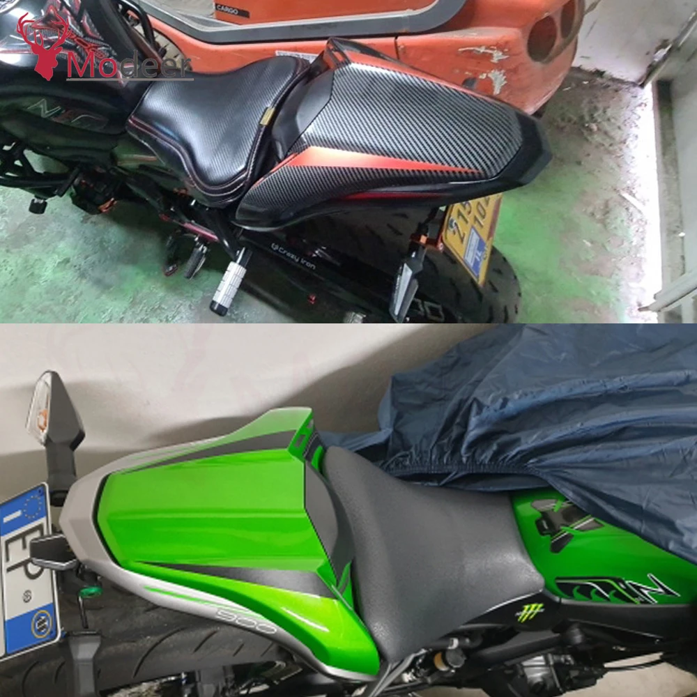 Fo KAWASAKI Z900 2017 2023 دراجة نارية تعديل ألياف الكربون الخلفي سنام الخلفي قذيفة ABS المواد كاواساكي دراجة نارية الملحقات