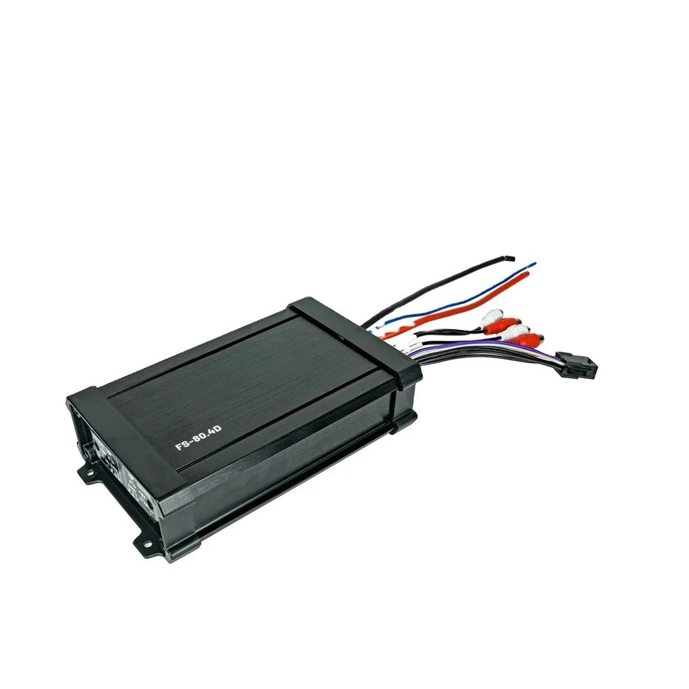 Applicable to FS-80.4D 80 Watt Class D Marine Amplifier 4-Channel Waterproof IP65 Boat Audio System with Crossovers