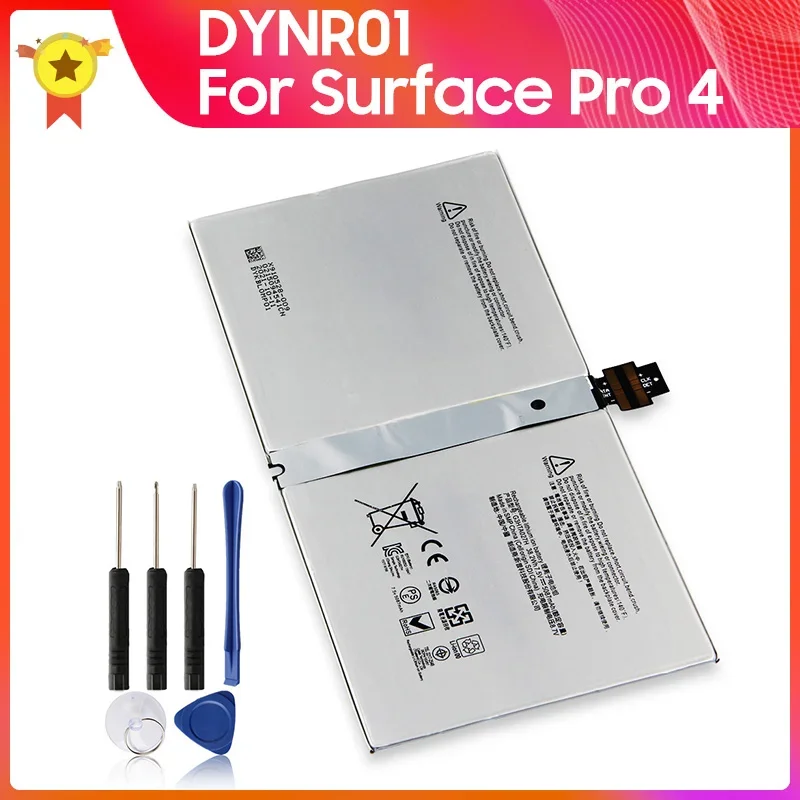 

Replacement Battery DYNR01 For Microsoft Surface Pro 4 Pro4 G3HTA027H 1724 New Battery Spare Spare 5087mAh With tools