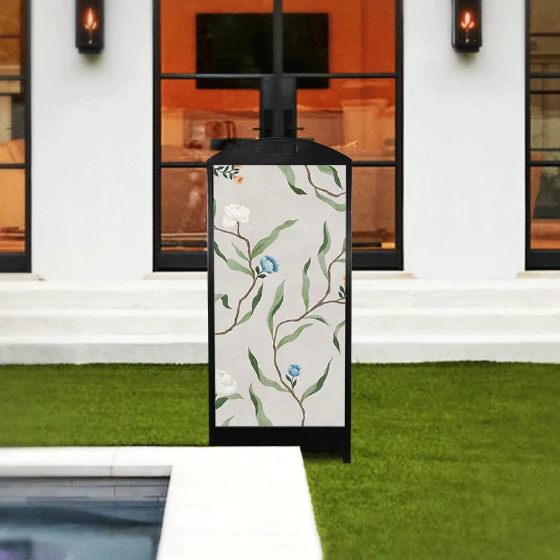 

Corson Battery Light Emitting Diode Poster Portable Outdoor Digital Sinage Blade Sign Hotel Wayfinding Sign