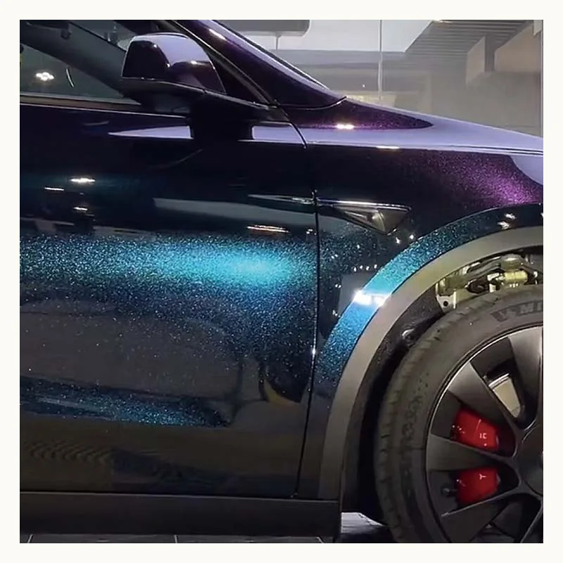 

Glorious Green Color-Changing Car Wrap Film High Quality Self-Healing Nano Coated TPU PPF Material 10-Year Warranty Film