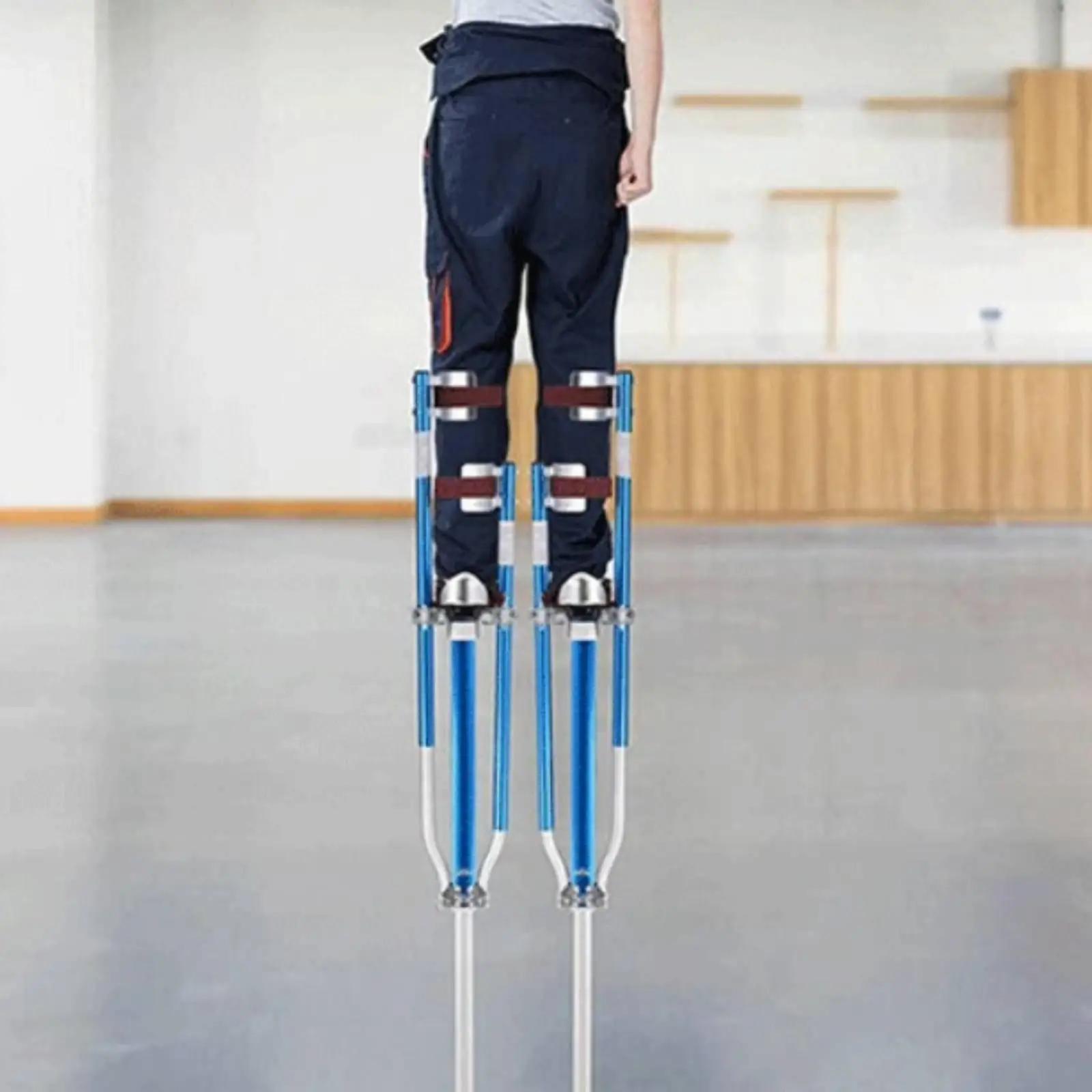 2-pieces-drywall-stilt-leg-rest-with-pad-curved-stilt-leg-band