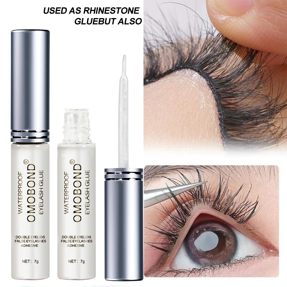 Long-Lasting Quick Dry False Eyelash Glue Transparent Natural Fake Eyelashe Extension Glue Waterproof Self-Adhesive Eyelash Glue