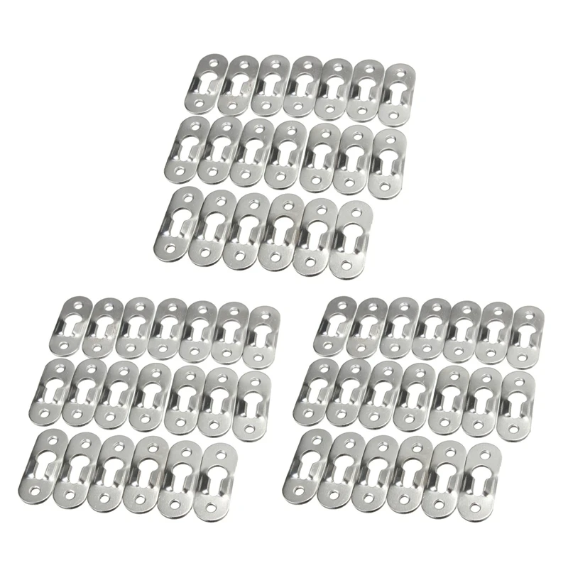 60 Pcs 44Mm Metal Keyhole Hanger Fasteners Picture Photo Painting Fasteners