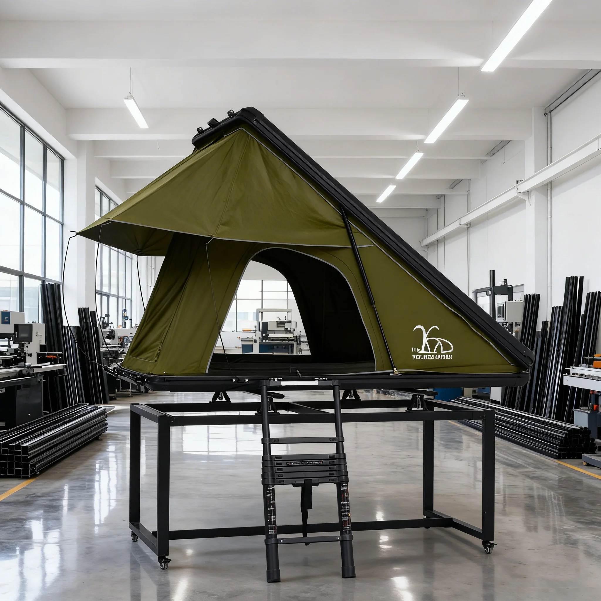 

4x4 внедорожные легкие палатки для кемпинга, треугольная раскладушка, твердая палатка на крыше