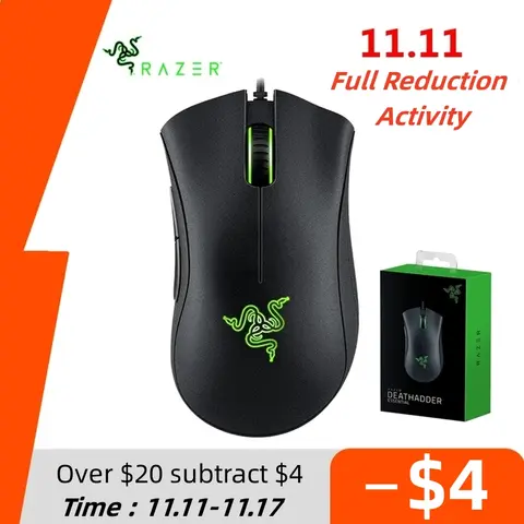 DeathAdder Essential Wired Gaming Mouse 6400DPI Razer