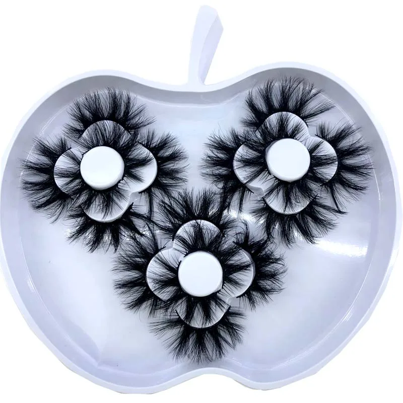 HBZGTLAD 9 Paar 8-25mm 3D Nerz-Wimpern Flauschig und Geschwungen Weich und Locker Maßgefertigte Box mit Natürlich Aussehenden Nerz-Wimpern – Detail 5