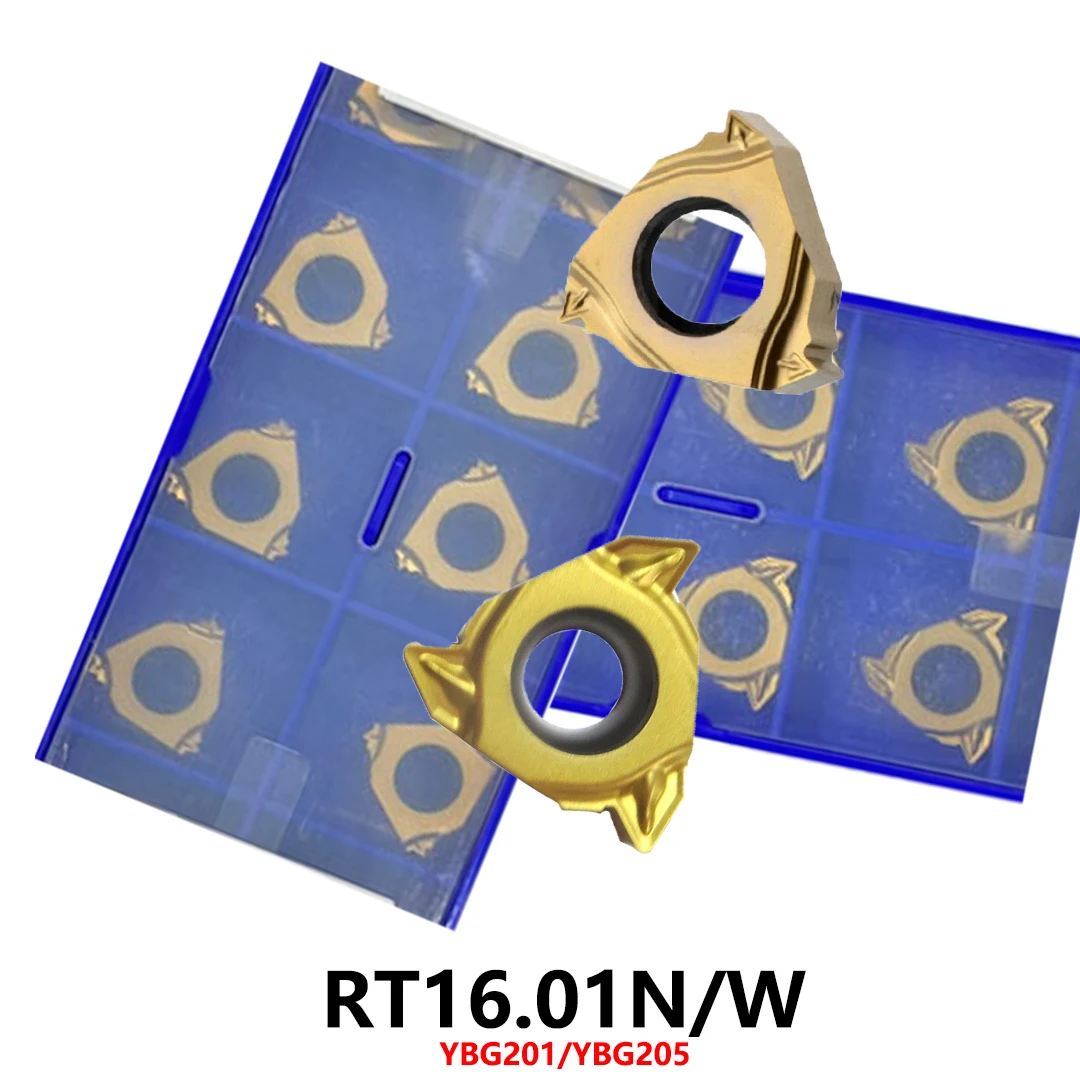 

Резьбовые вставки Твердосплавные лезвия Инструменты Оригинальный RT16.01N RT16.01W 1.00GM 1.50GM 1.75GM 2.00GM 2.50GM 3.00GM 1.00 1.50 GM YBG201