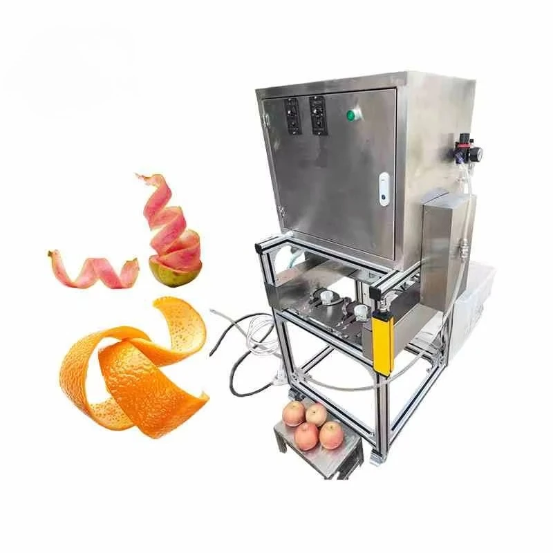 Pelador eléctrico comercial de acero inoxidable de calidad alimentaria, pelador de pera y naranja, pelador de frutas y verduras
