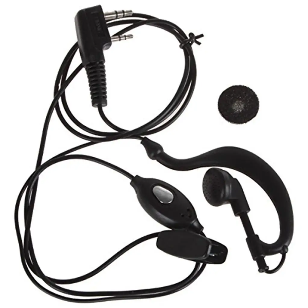 Two Way Radio Earpiece Headset PVC Wired Earphone in Ear Headphones for Kenwood Linton Weierwei Puxing