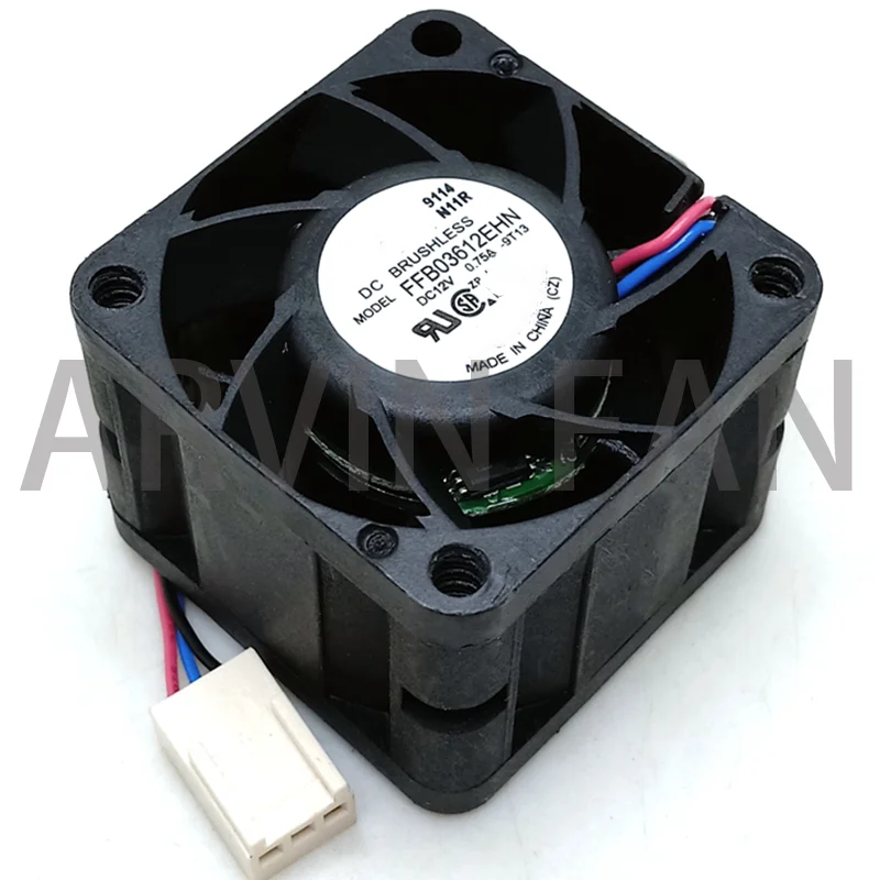 1Pcs FFB03612EHN 3628 36mm 12V 0.75A Double Ball Bearing Miniature Cooling Fan Violence 36*36*28mm