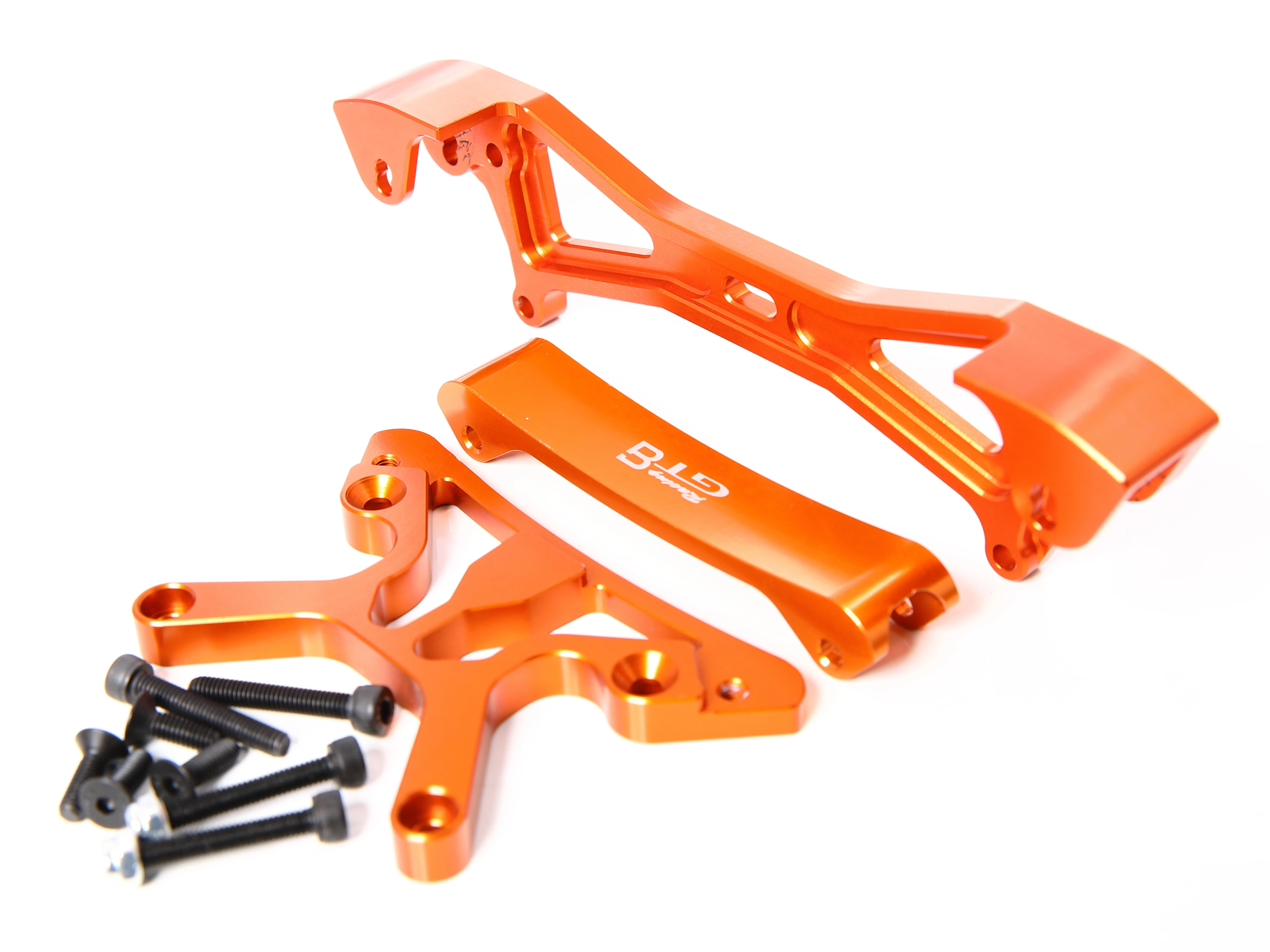 GTBRacing CNC aluminium RC 1/5 voiture Baja attelle de choc avant/arrière pour 1/5 RC voiture HPI baja 5b ss pièce de mise à niveau