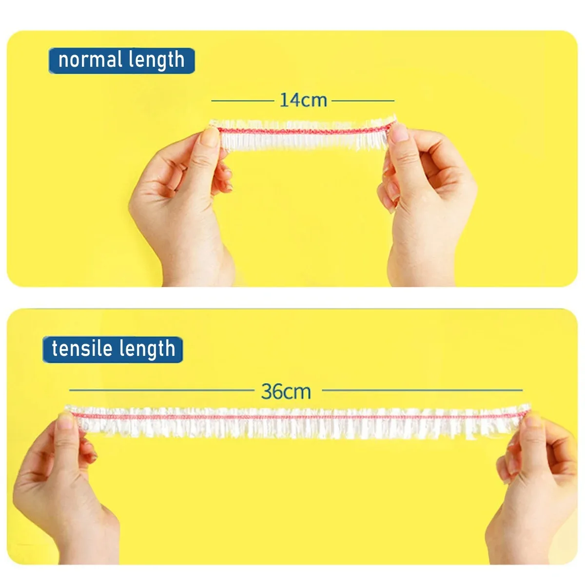 Fresh-keeping Food Cover Plastic Colorful Elastic Wrap Lid Disposable Food Cover Plate Kitchen Packaging Bags Storage Bag