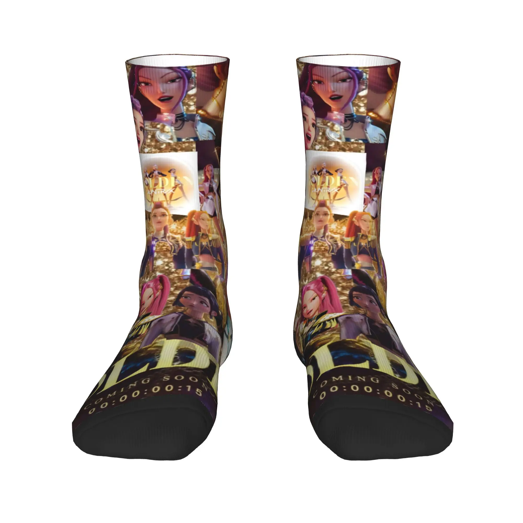 Kpop inspired Huntrix Girls Stockings Unisex Men  Socks Warm Soft Modern Socks Autumn Running Sports Anti Slip Design Socks Gift