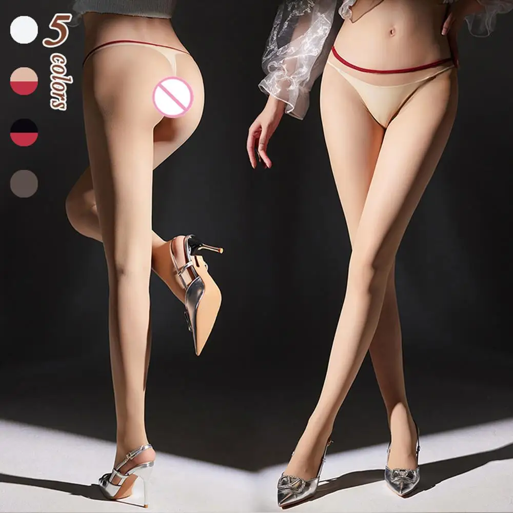 Sexy Tights Leggings Thigh-High Hosiery Stockings Pantyhose Fishnet Velvet Sheer Women See-through Seamless Stretch Low Waist