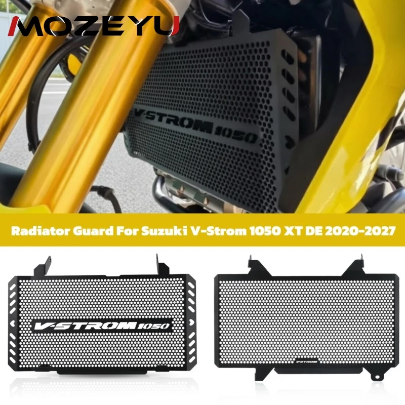 Radiator Guard For SUZUKI V STROM 1050DE 2026 2027-2020 Motorcycle Radiator Grille Protect Cover V-STROM DL1050 1050DE Accessory
