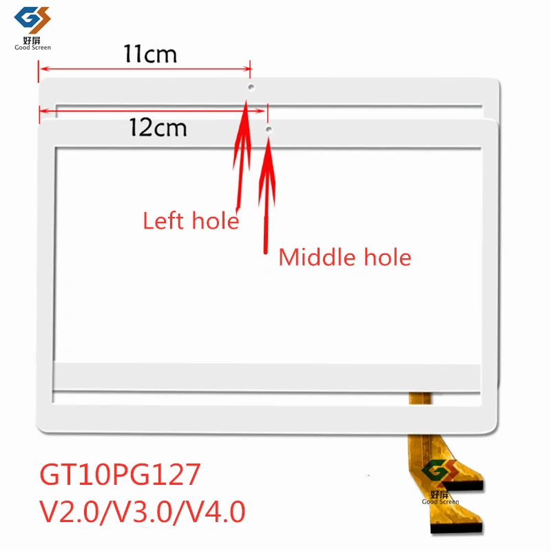 +Glass film 10.1inch 237*167mm Tablet PC Capacitive Touch Screen Digitizer Sensor External Glass Panel For MediaTek T906 T 906