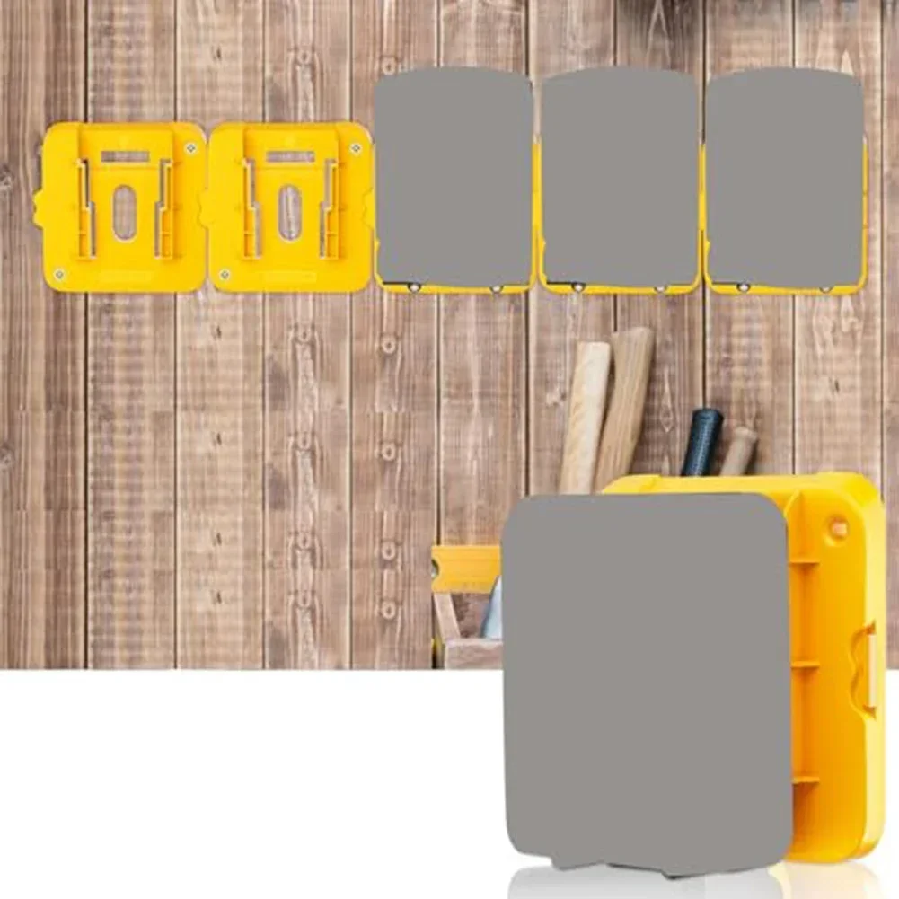 

Battery Tool Holders Compatible For Dewalt 20v 60v Batteries And Power Tools Wall Mount Tool Bracket Fixing Devices