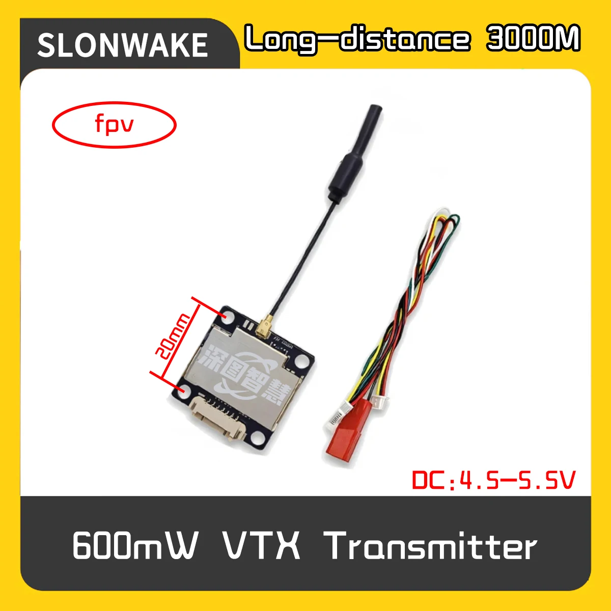 SLONWAKE 5.8G 600mW FPV VTX Se – Fpv Drone Camera Bewertung und Preis