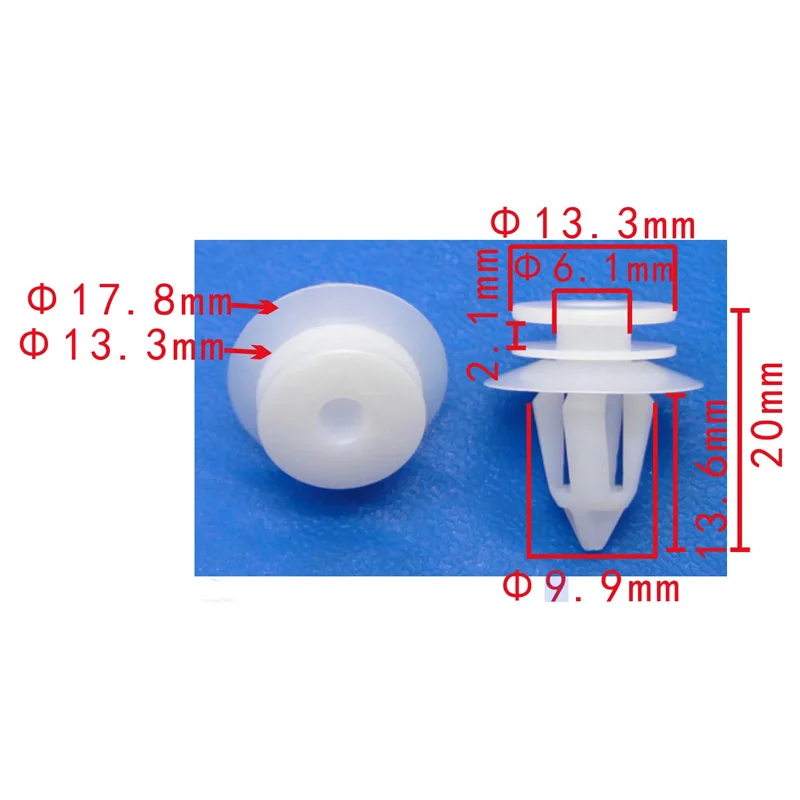 W709700S300 20PCS Door panel decorative buckle fasten clip suitable for Ford automobile interior clip buckle clip 1232493