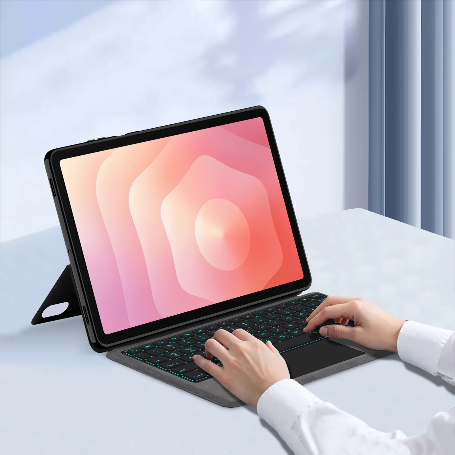 لوحة اللمس لوحة المفاتيح لسامسونج غالاكسي تبويب S11 2025 11 "حافظة واقية ل Tab S11 SM-X730 X736 11 بوصة غطاء لوحة المفاتيح الخلفية #6