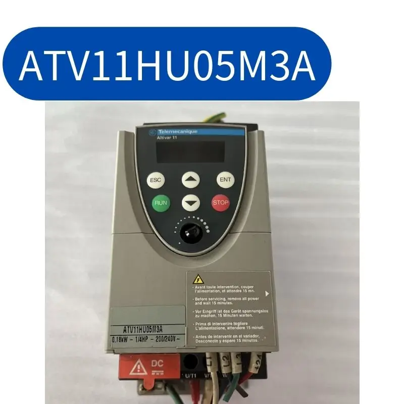 

Бывшая в употреблении ATV11HU05M3A инвертор 220V 0.18KW протестирован ОК