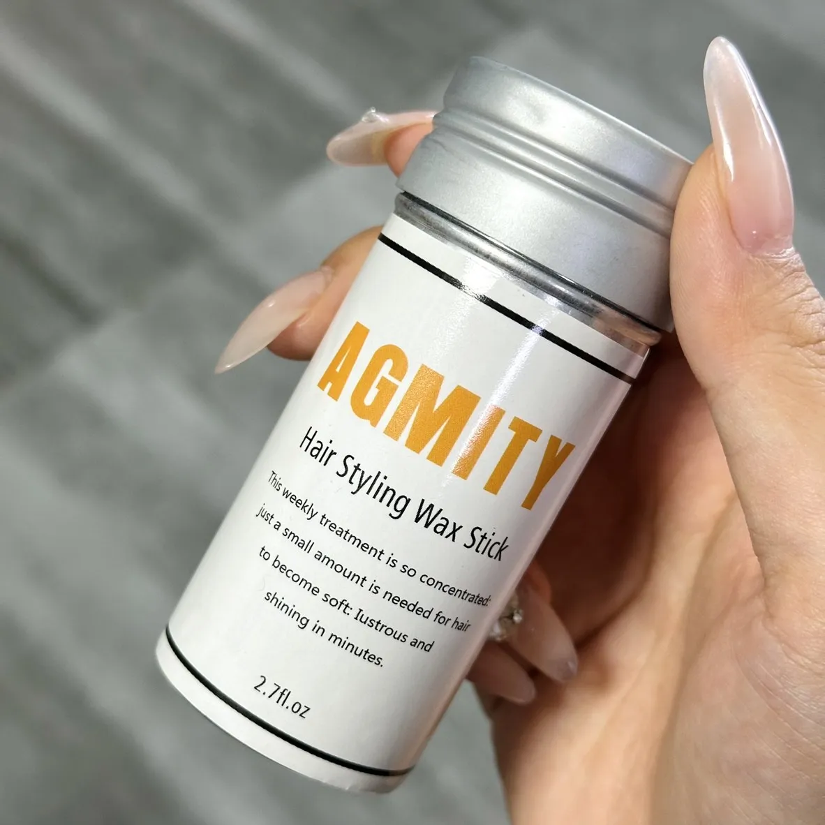 Восковая палочка для волос для парика Профессиональная восковая палочка для волос Гель-крем Нежирный стиль Восковая палочка для волос для мужчин и женщин Артефакт сломанных волос