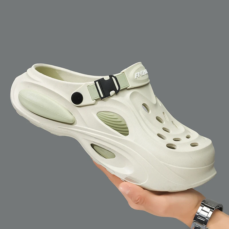 

Men's Cave Shoes Fashion Breathable Sandals With Removable Insoles Non-slip Cushioned Thickened Slippers Lightweight slippers