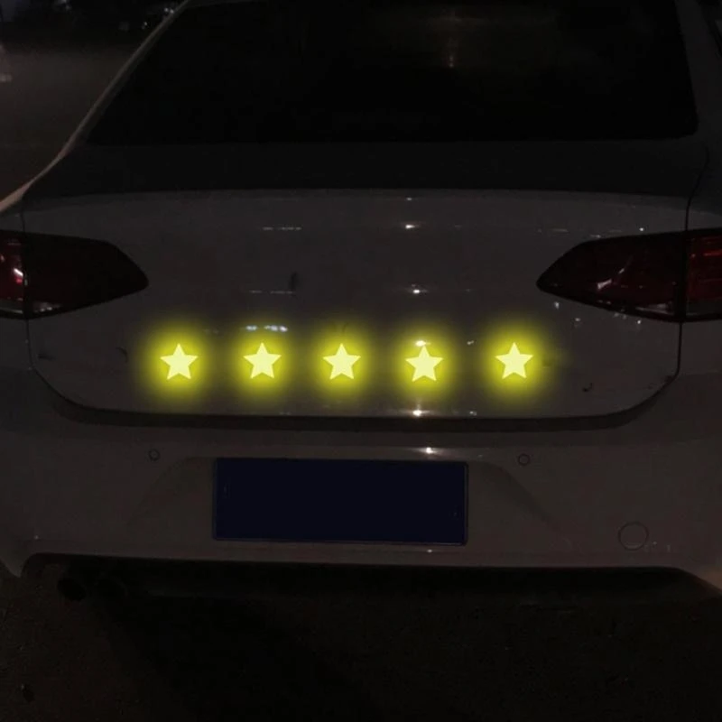 

A2BF Reflective Star Stickers for Car Exterior Decoration Enhancing Nighttime Safety