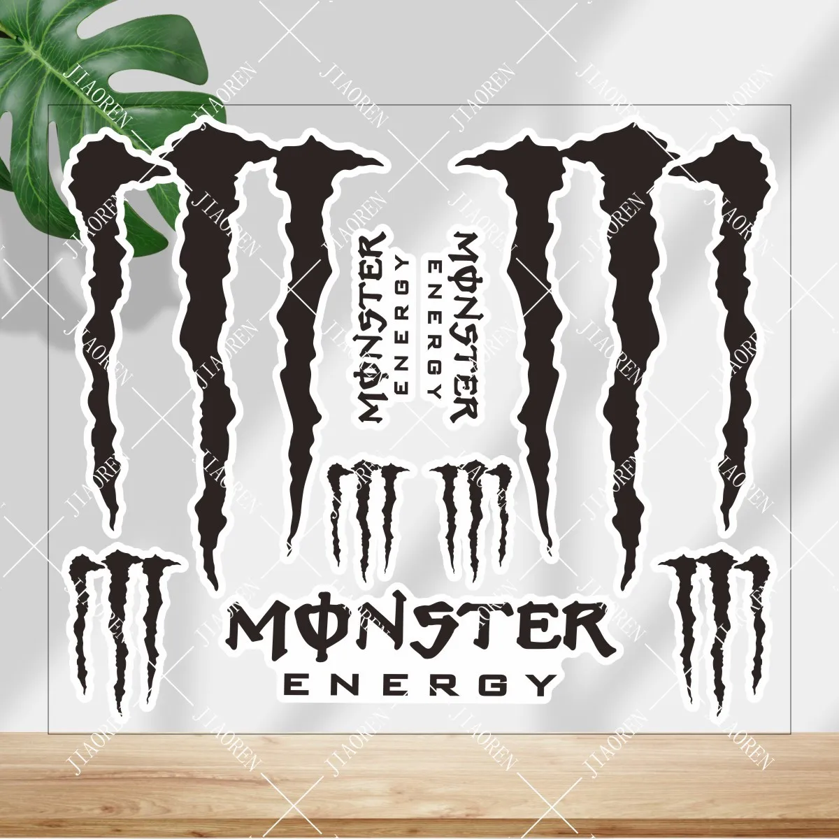 

Хэллоуин Monster Energy наклейка логотип мотоциклетный шлем танк автомобиль велосипед светоотражающая наклейка комплект для YAMAHA HONDA Suzuki Kawasaki # 6