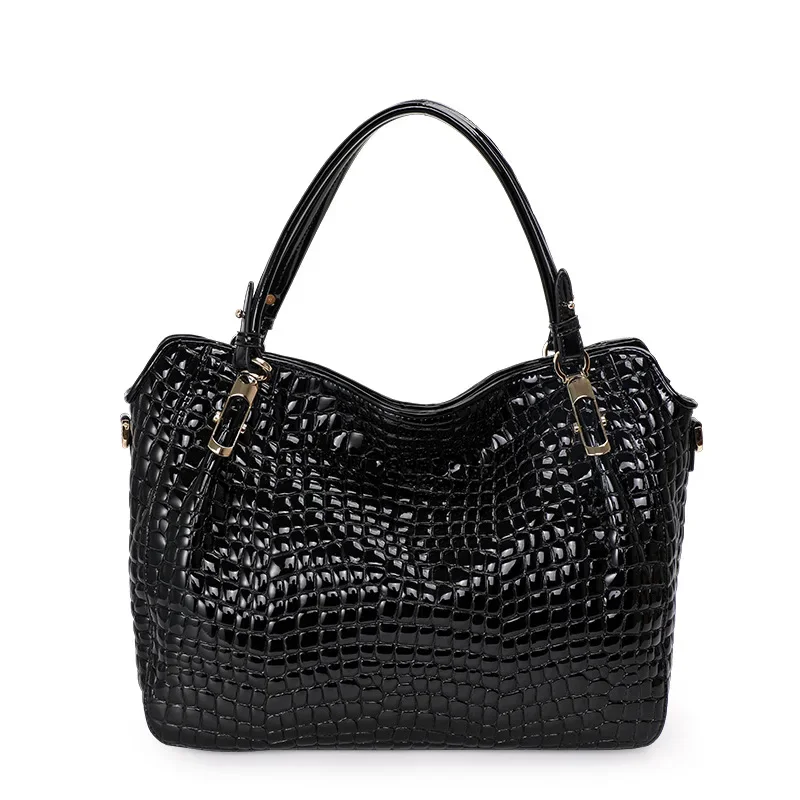 

New Fashion Alligator Large Women Handbags Genuine Leather Ladies Shoulder Bags Female Brand Luxury Real Leather Crossbody Bag