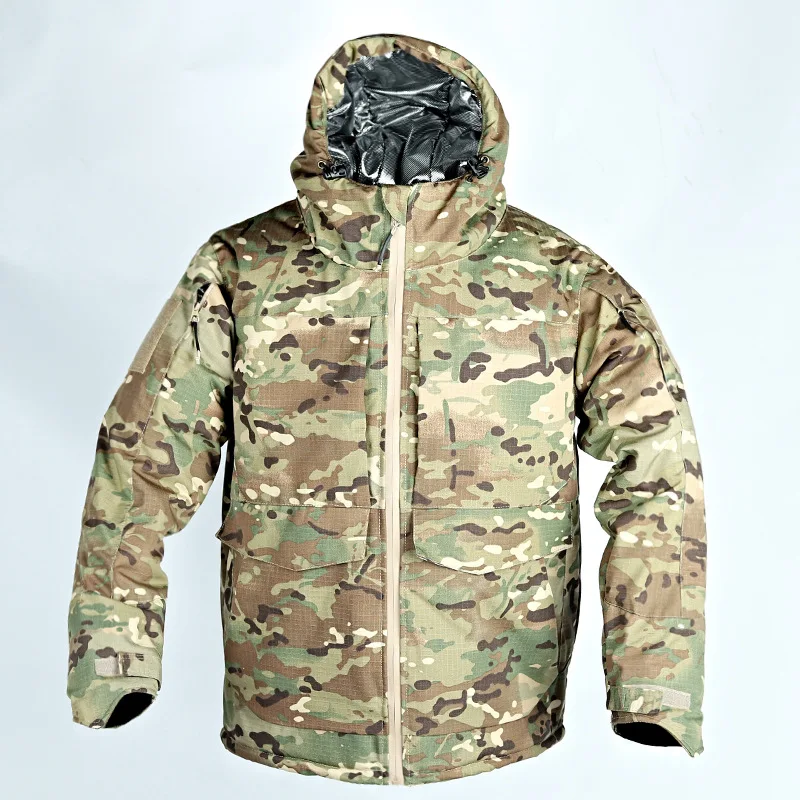 Hunting Jacket For Man 2024 New Autumn Winter Tactical Camouflage Windproof Thermal Cotton Coat High Quality