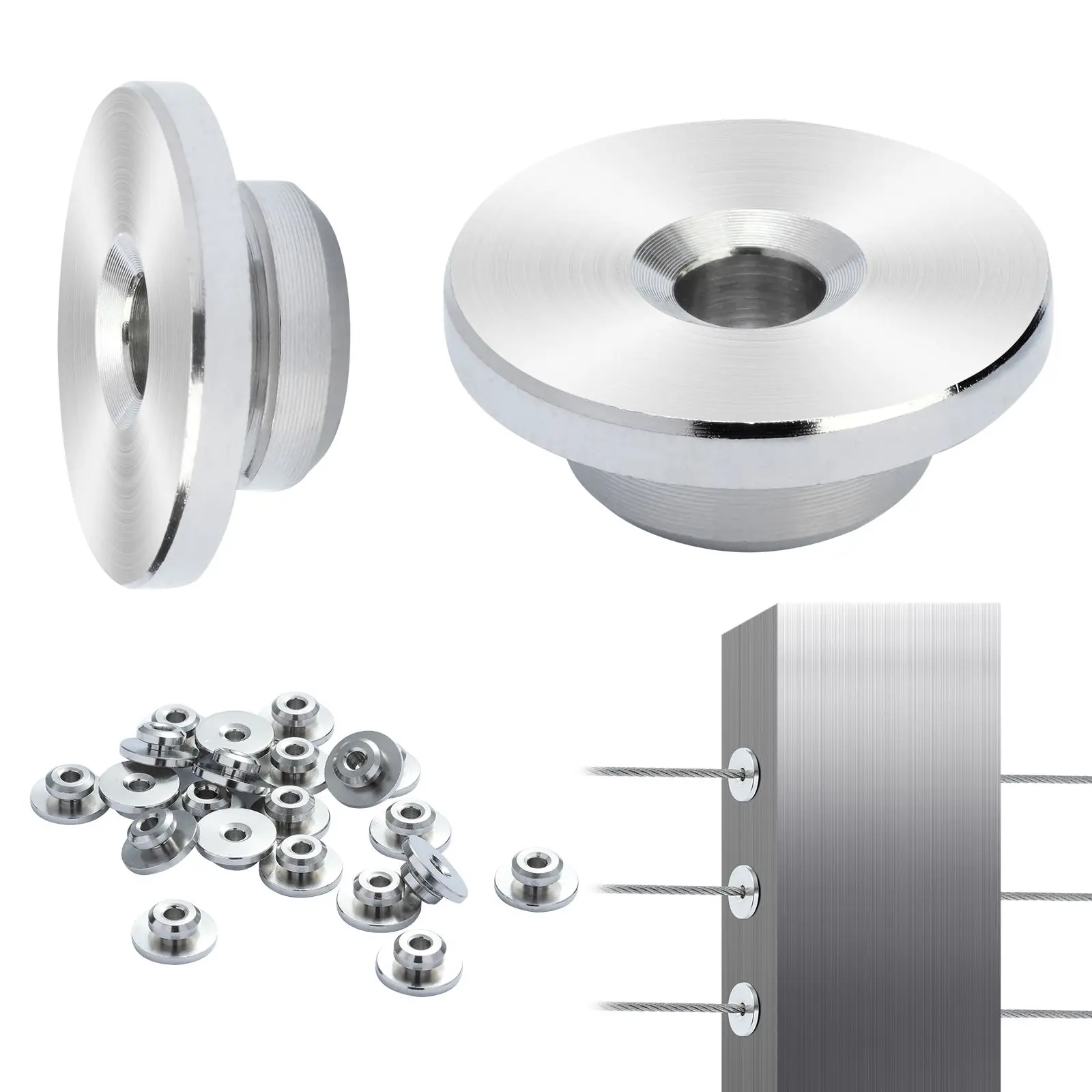 51Pack Cable Railing Kit 1/8