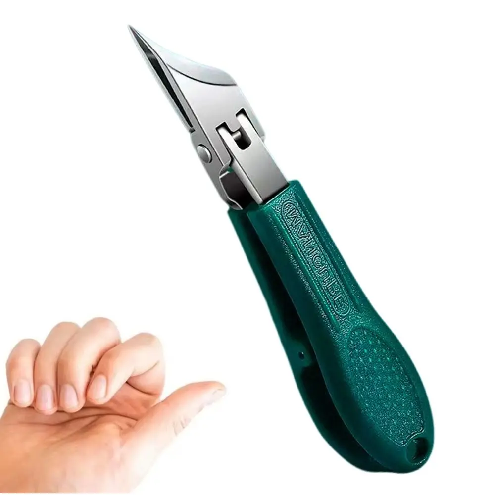 ที่ตัดเล็บมือแบบมืออาชีพ ป้องกันการกระเด็น ขอบเฉียง ทำจากสแตนเลส รูปทรงปากนกอินทรี สำหรับตัดแต่งเล็บมือ เครื่องมือทำเล็บ