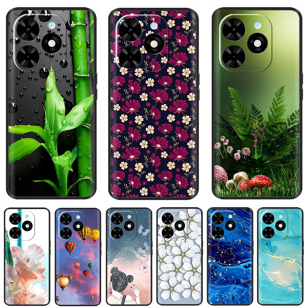 For Tecno Spark 20 20C Case Protect Cover for Tecno Spark 20 Pro Coque Soft Silicone Phone Case for Tecno Spark20 Spark20C Funda