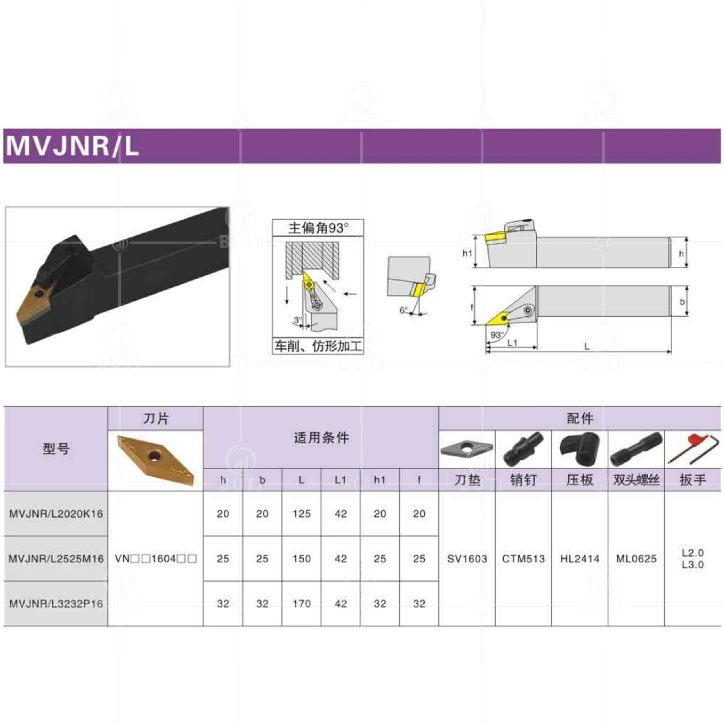 Imagem -05 - Deskar 100 Original Mvjnr1616 Mvjnl2023 Mvjnr2525 Ferramentas de Torneamento Externo Suporte Cnc Torno Cortador para Vnmg Carbide Insere Peças