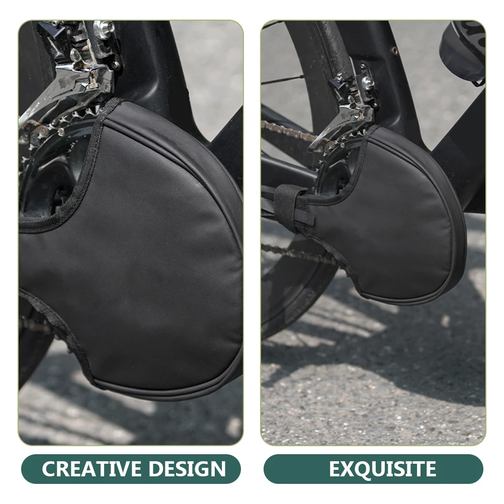 

Crankset Cover Plate Protector Wear Resistant Chainset Sleeve Chainset Sleeve Bike Accessory Durable Guard Wear resistant