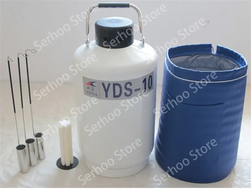 10/20L Liquid Nitrogen Container Cryogenic Tank Dewar Liquid Nitrogen Container with Liquid Nitrogen Tank