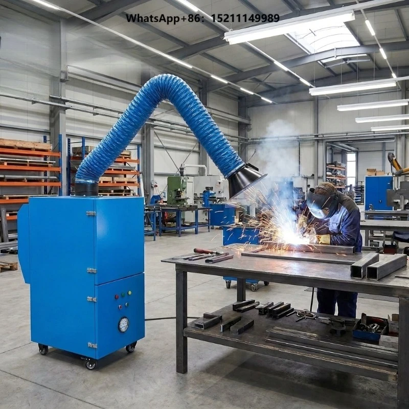 Paishan High Efficiency Industrial Air Filtration System Welding Fume Extractor Industrial Dust Collector Carbon Steel Stainless