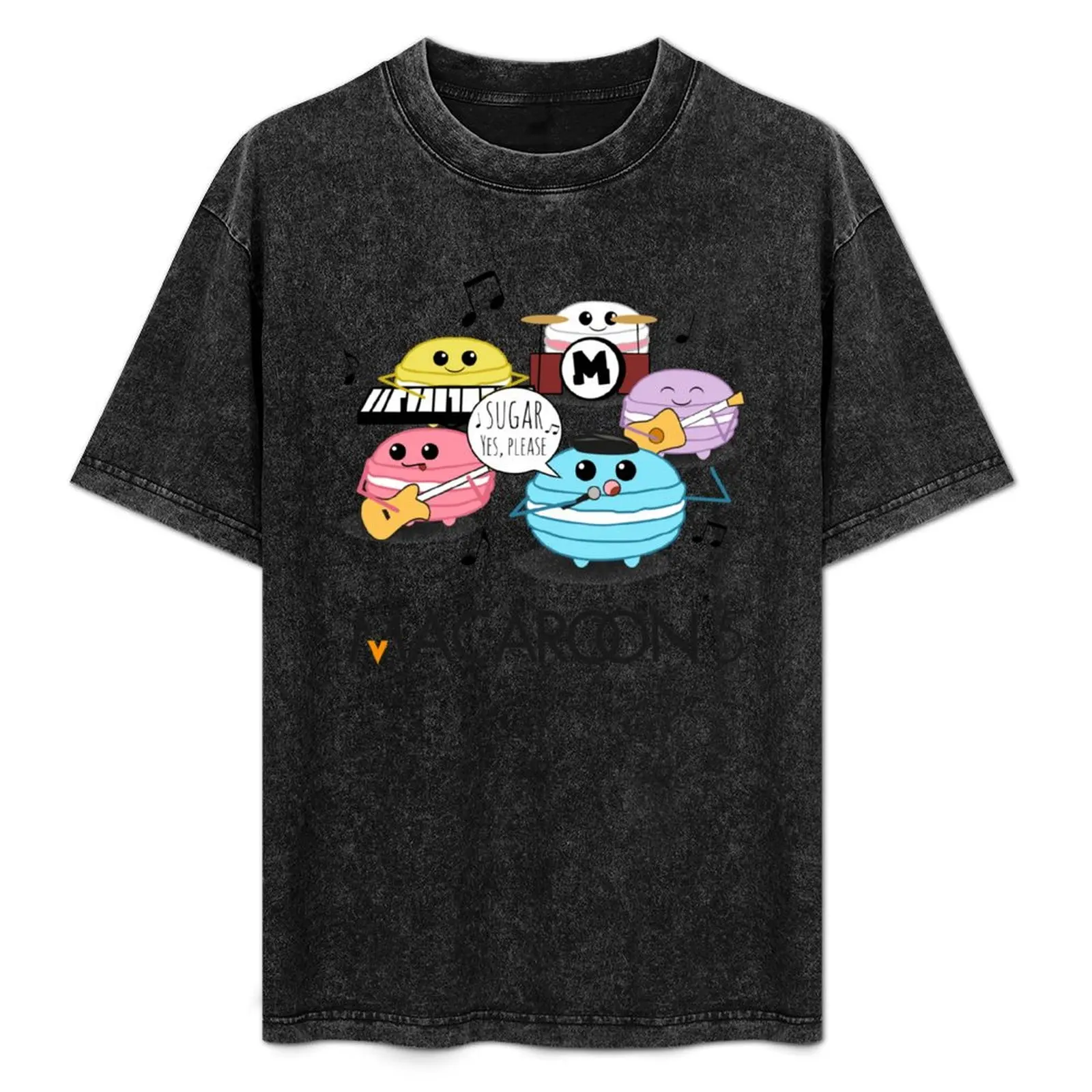 

Macaroon 5 T-Shirt Big and Tall Crew Neck Tee