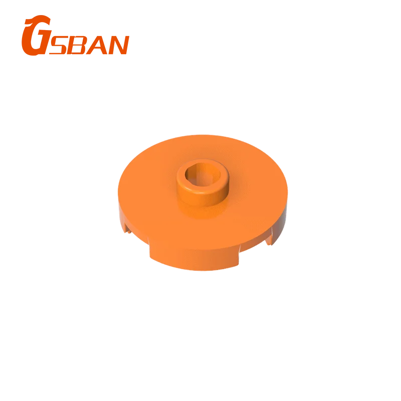 GSBan 18674 Bricks 50pcs Tile Round 2 x 2 with Open Stud Particles Building Blocks Accessories