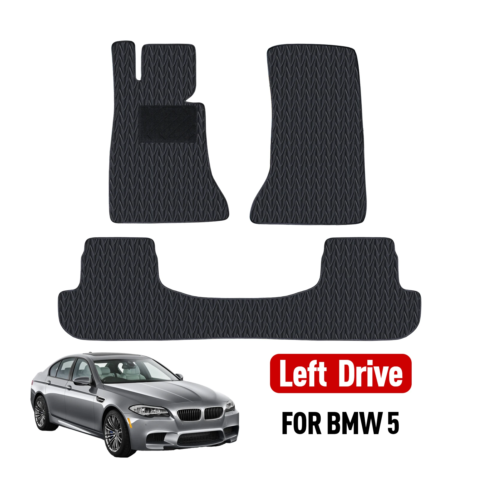 

Custom car floor mat for BMW 5 F10 2010 - 2016 Carpet Cover Waterproof Non-slip Protector Accessories parts