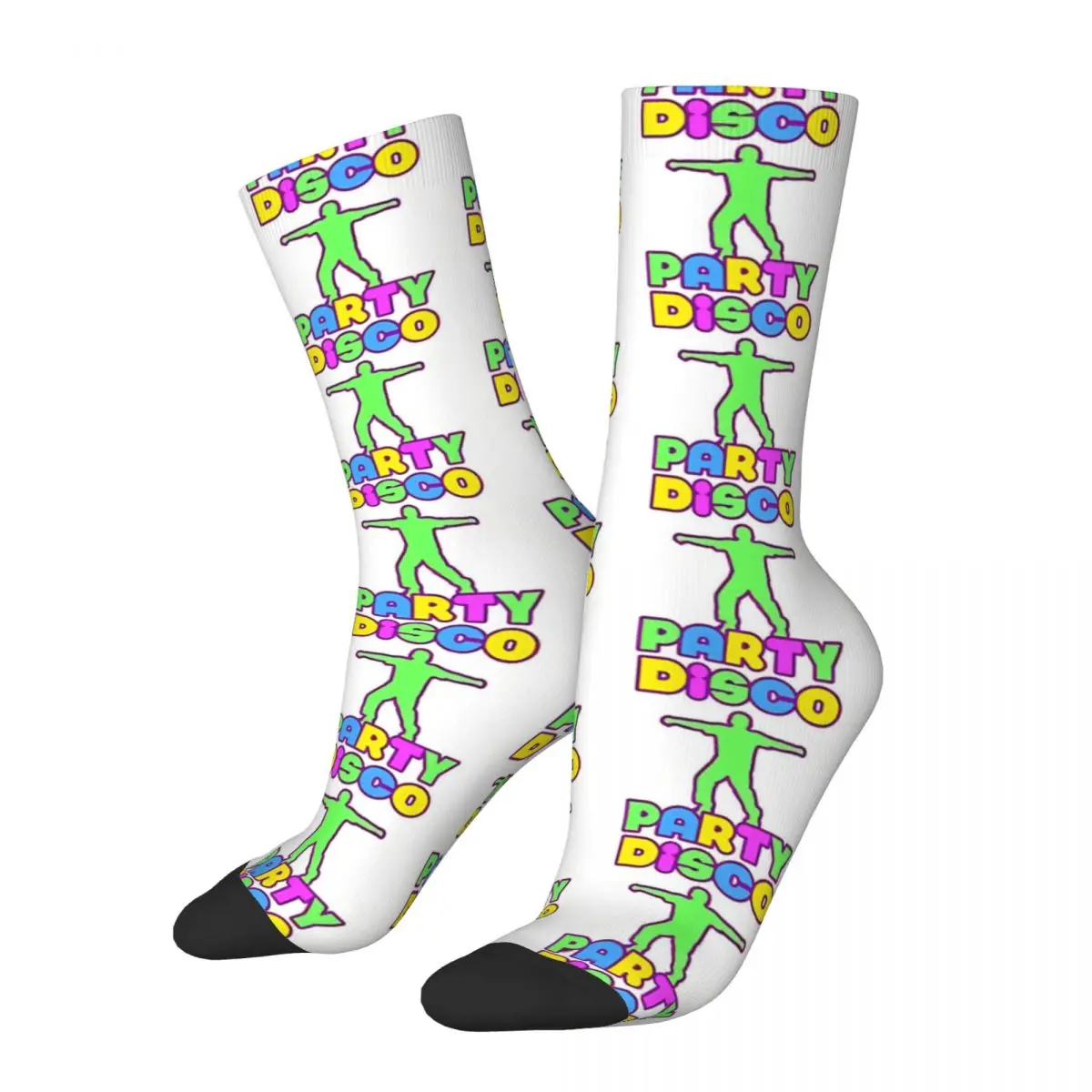 

Funny Crazy Sock for Men Party Disco Colorful Hip Hop Harajuku Disco Party Happy Pattern Printed Boys Crew Sock Casual Gift