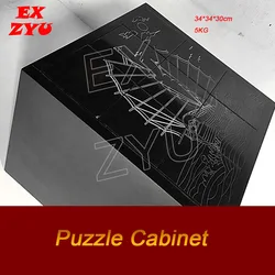 Sail Pattern Puzzle Box Cabinet Put the Nine Pieces into Correct Positions to Unlock Escape Room EX ZYU