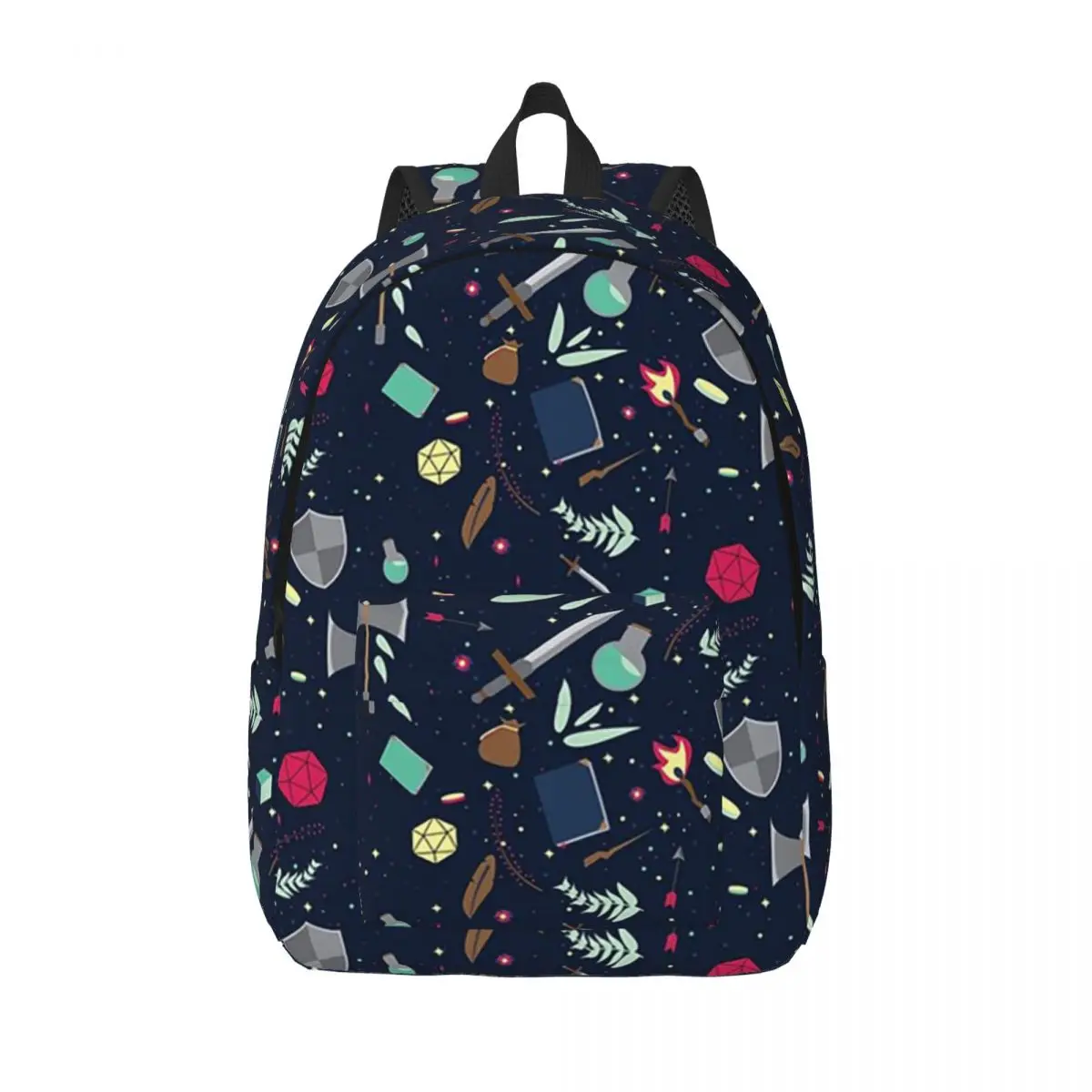 

Dnd Items узор студенческий рюкзак школьная сумка походный дорожный рюкзак для мужчин и женщин модная сумка для книг сумки на плечо