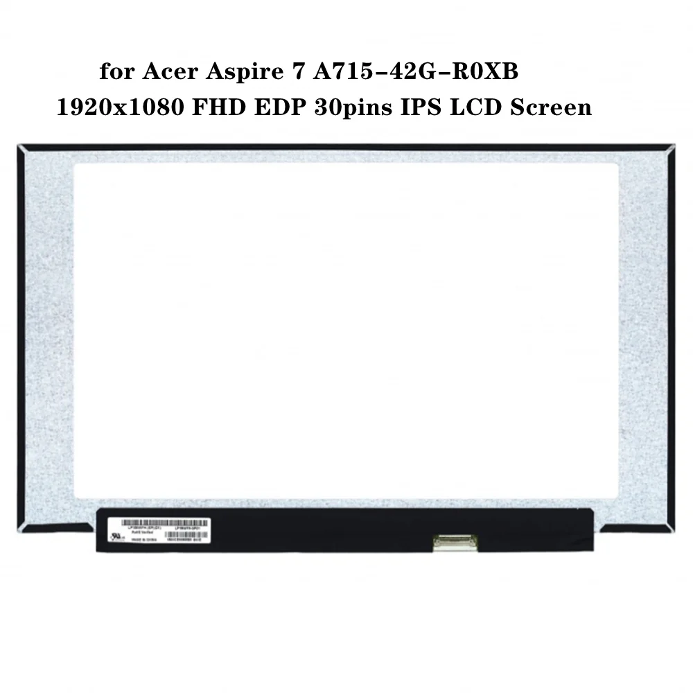 

15.6 inch for Acer Aspire 7 A715-42G-R0XB LCD Screen Panel 1920x1080 FHD EDP 30pins IPS