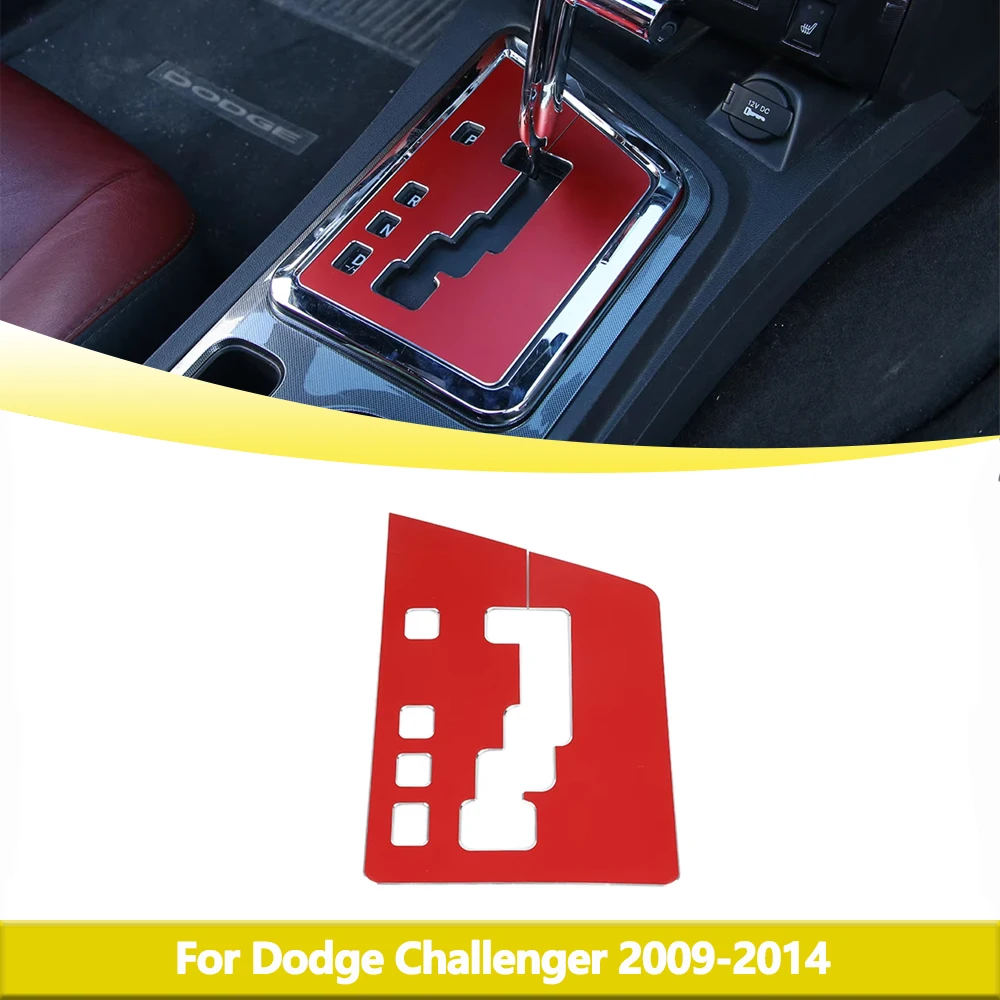 

Накладка на панель переключения передач для Dodge Challenger 2009 2010-2014, декоративная пластина центральной консоли, наклейка, аксессуары для салона автомобиля