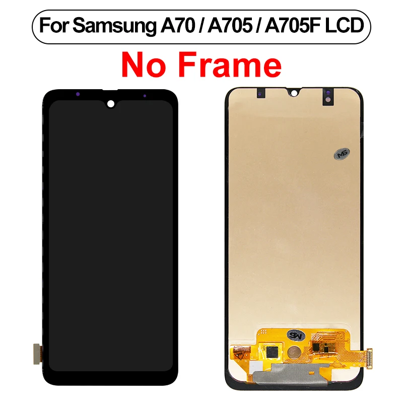 SUPER AMOLED LCD For Samsung Galaxy A70 LCD Display For A705 A705F A705FN SM-A705MN Display Touch Screen Digitizer Assembly