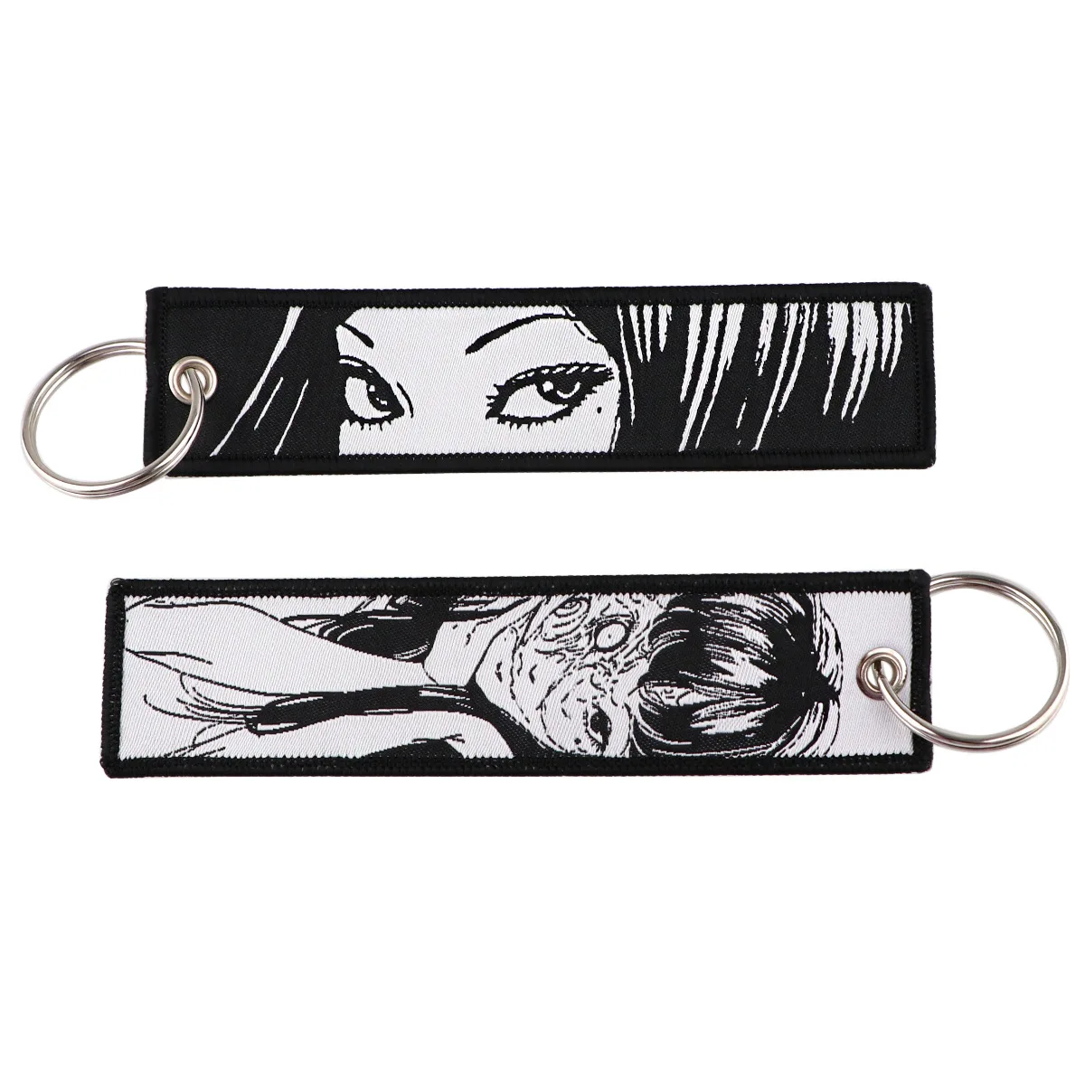 Anime bestickter Schlüssel JET Tag Schlüsselanhänger Cartoon Schlüsselanhänger Auto Motorräder Schlüssel Schlüsselanhänger Halter Schmuck Geschenke Anhänger Zubehör