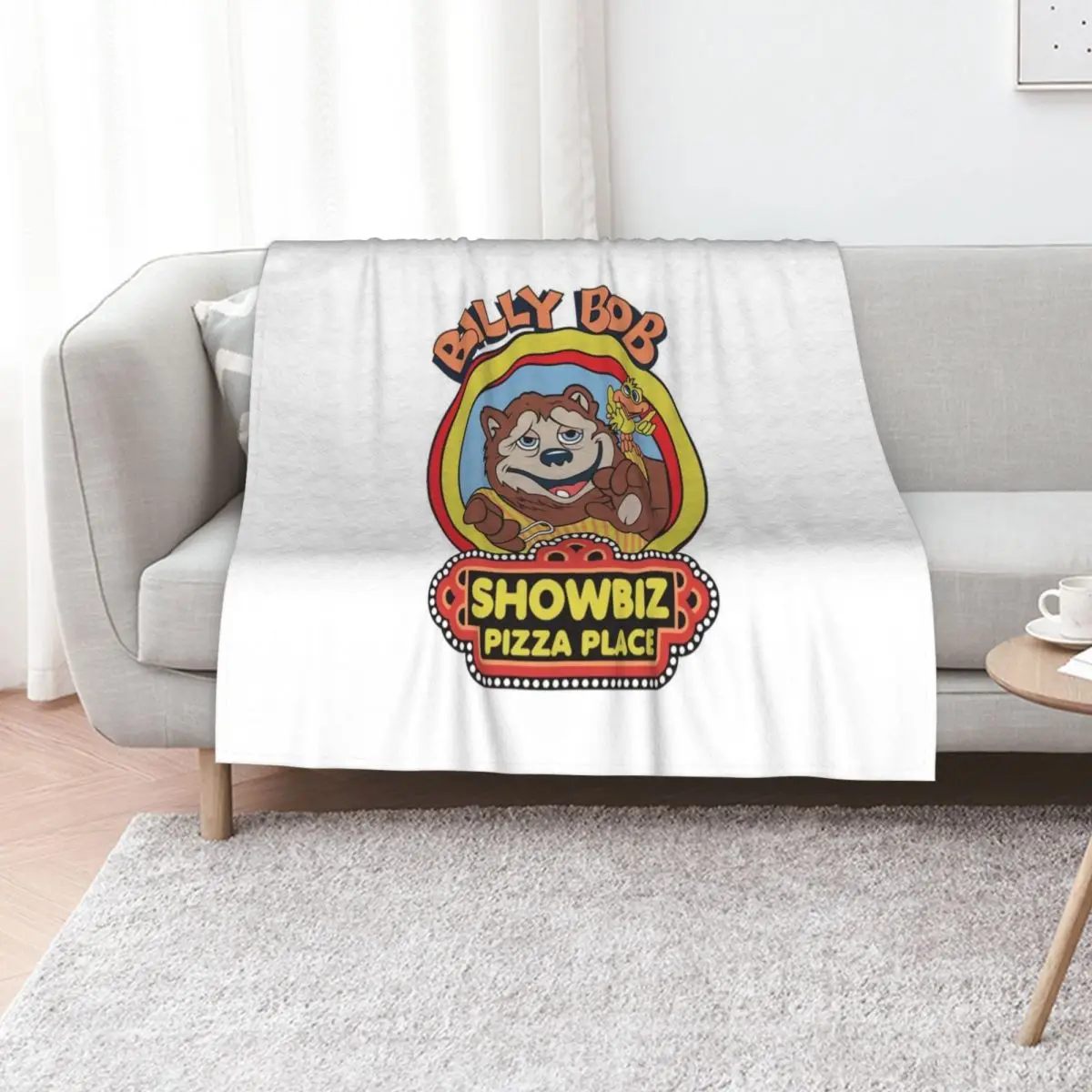 Showbiz Pizza Billy Bob Throw Blanket Large warm for winter Decorative Throw Luxury Thicken Beach Decorative Beds Blankets